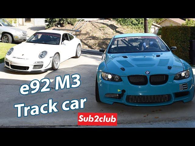 2008 BMW M3 (e92) track car build interview #sub2club