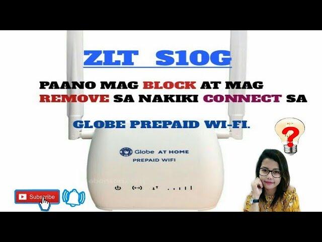 PAANO BA MAG BLOCK NA mga NAKI CONNECT SA PREPAID wifi mo |How to block globe prepaid wifi tutorial