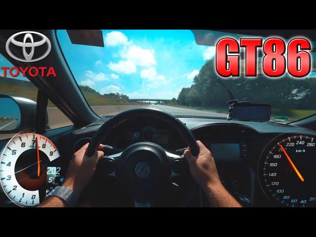 Toyota GT86 on German Autobahn