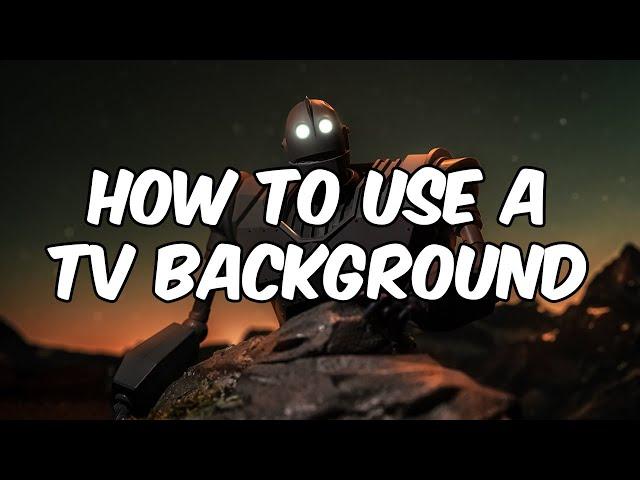 How to use a TV for PHOTOGRAPHY