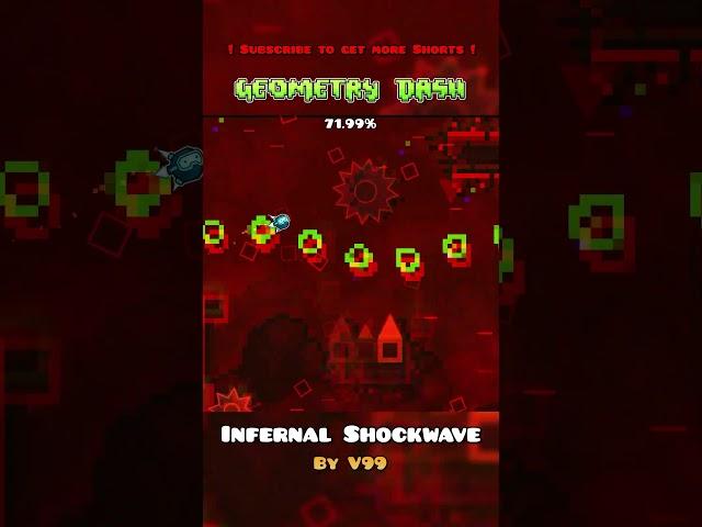 Geometry Dash Infernal Shockwave #geometrydash #shorts