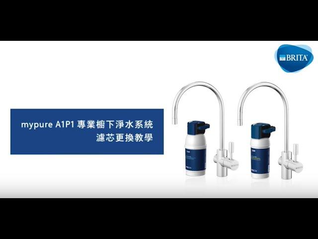 BRITA mypure A1/P1 專業櫥下淨水系統濾芯更換