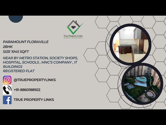 Paramount Floraville 2BHK Flat || 8860188922 || Sector 137 Noida Expressway