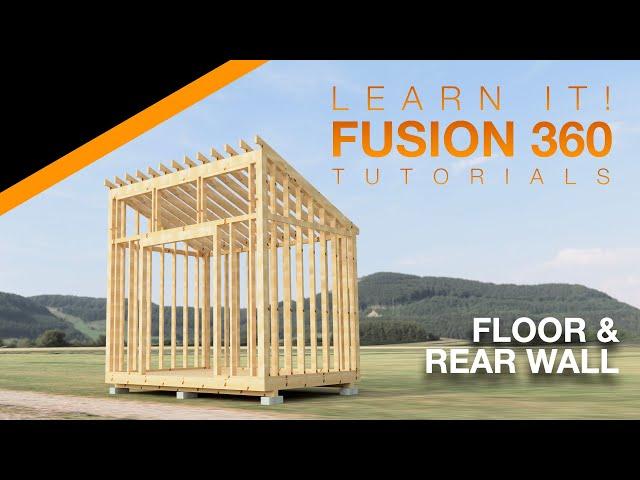 Autodesk Fusion 360 - Part 1/4 - Model and Assemble a Shed - Intermediate/Advanced (2023)