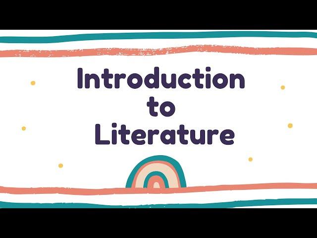 Introduction to Literature | Main Literary Genres