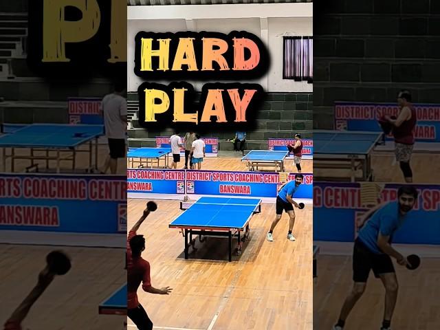 Hard Play  Backhand TopSpin & Forehand Smash Table Tennis  #shorts #tabletennis