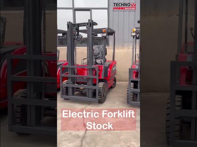 Electric Forklift Stock | Material handling Equipment | Techmachi India LLp