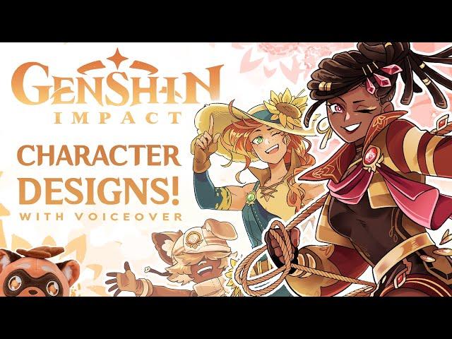 Character Design Chronicles: Genshin Impact! | SPEEDPAINT