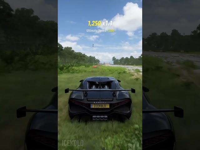 Bugatti Divo FAILED Landing | Forza Horizon 5 #Shorts