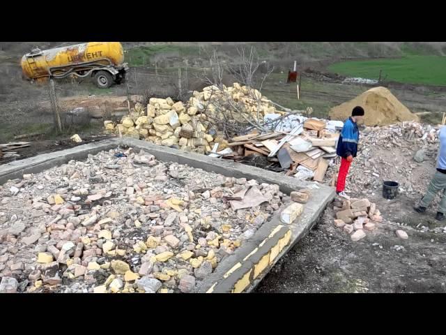 Строим дом из ракушняка.