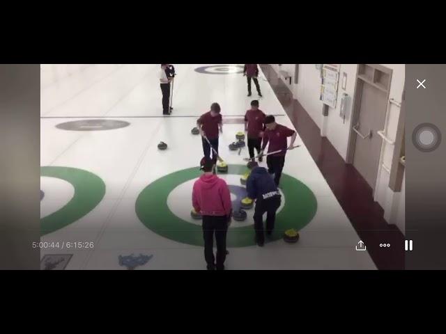 High school provincials Curling -Nelson Wang