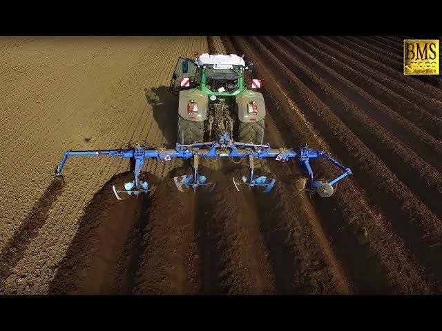 Kartoffeln pflanzen - drei Arbeitsschritte - Potato Planting, Bed Former, Separator & Potato Planter