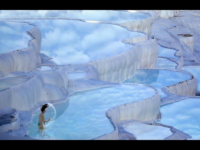 The Pamukkale Thermal Pools (The Cotton Castle). Turkey's Surreal Terraces of Healing