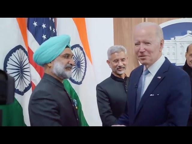 When Joe Biden Praises Indian Ambassador to USA Taranjit Sandhu