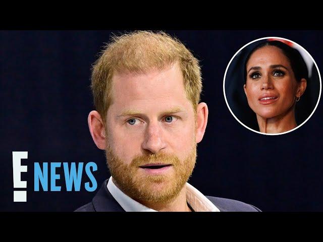 Prince Harry Addresses DIVORCE Rumors Surrounding Him and Wife Meghan Markle | E! News