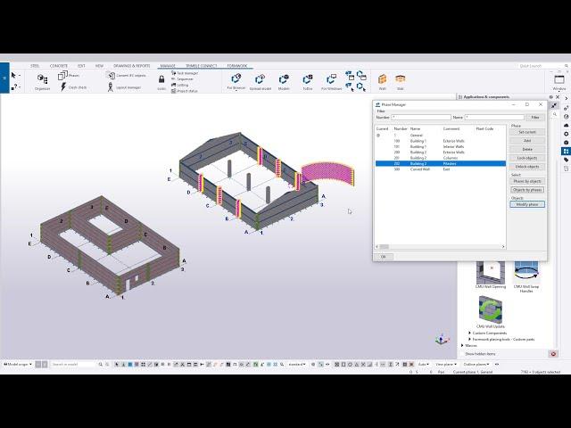 Tekla Structures: Phases and Phase Management