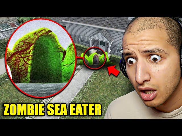 Drone Catches SEA EATER ZOMBIE Outside My House...