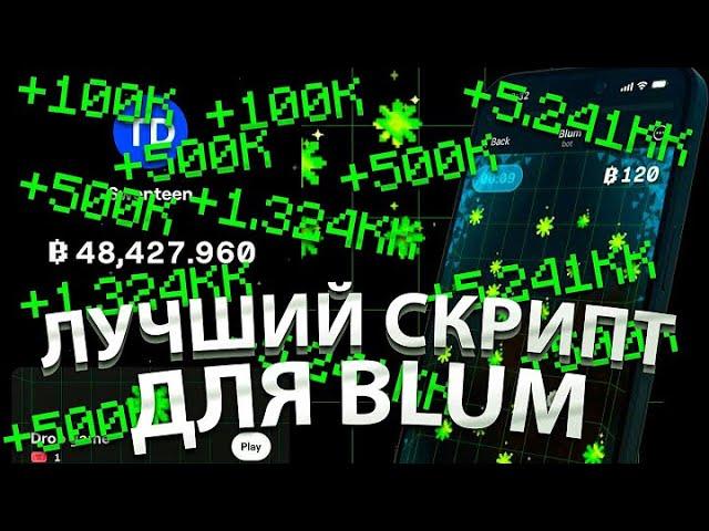 ЛУЧШИЙ СКРИПТ ДЛЯ BLUM | АВТОКЛИКЕР ДЛЯ BLUM | АВТОМАТИЗАЦИЯ БЛУМ | СКРИПТ БУЛМ БЕЗ ОБНУЛЕНИЯ 2024