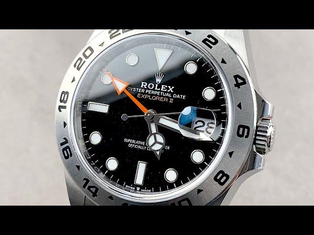 2021 Rolex Explorer II Black Dial 226570 2021 Rolex Watch Review