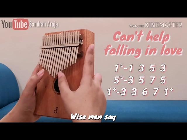 Can't help falling in love | KALIMBA COVER WITH NUMBERED NOTATION TABS & LYRICS