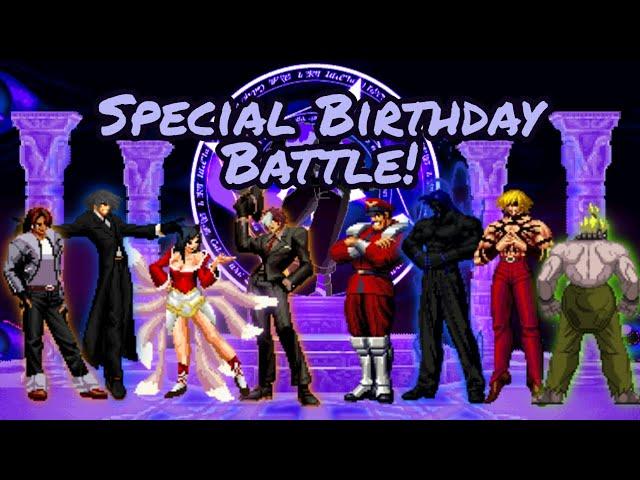 [KOF Our Time] TyeGuy MUGEN Team VS. SF-KOF Bosses Team | Birthday Special