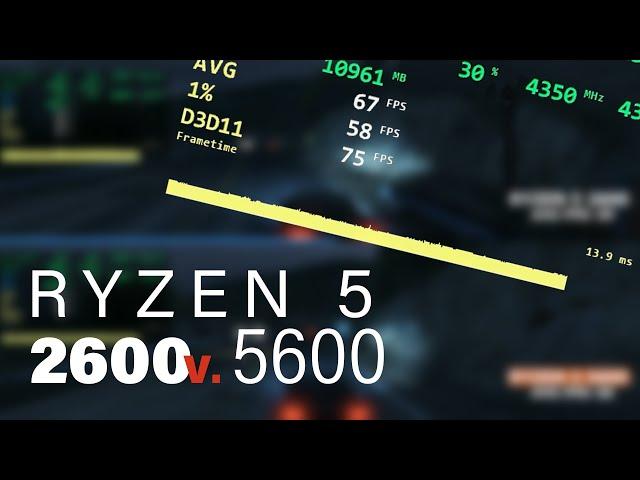 Ryzen 5 - 2600 vs 5600