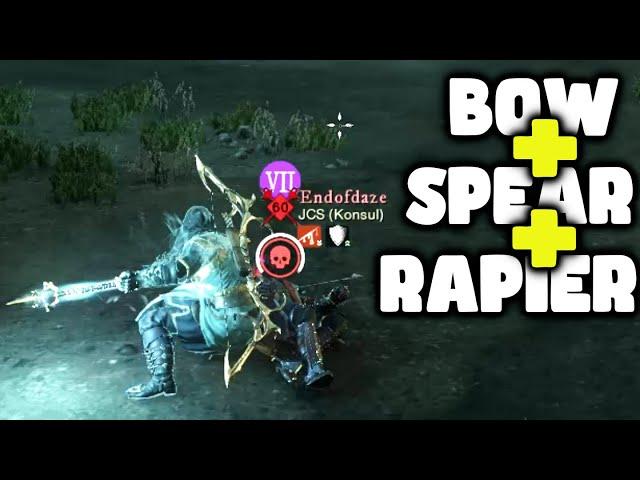 Why are u running? Bow/Spear/Rapier show + build - New World