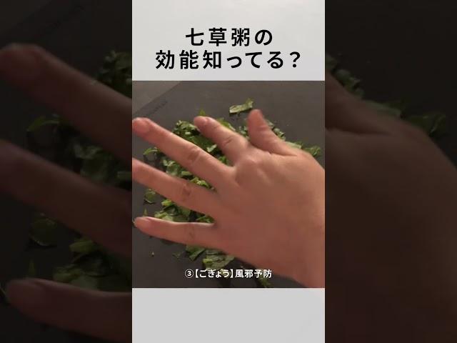 【七草粥】実は凄い効果が！絶対食べたい縁起物の黄金比！
