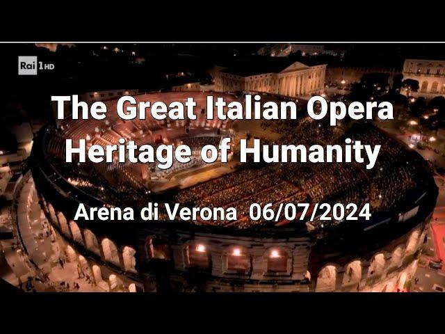 2024 Arena di Verona Italian Opera Festival - Muti, Kaufmann, Flórez, Tézier, Buratto, and others