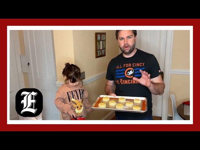 JD Vance and daughter share Christmas video teaching how to make biscuits