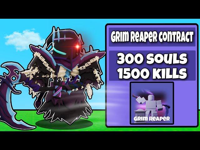 So They Added GRIM REAPER Kit Contract.. (Roblox Bedwars)