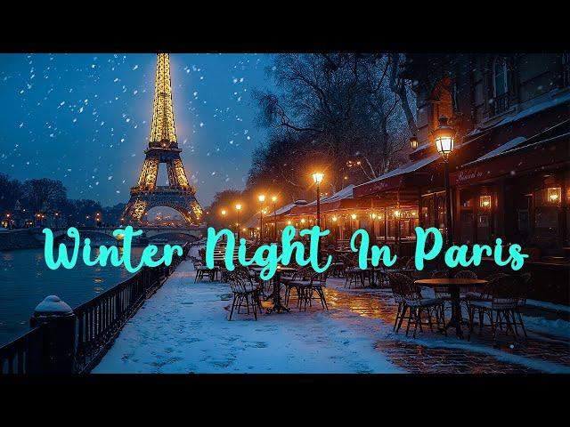 Cozy Cafe Space in Paris | Dark Academia Music for Winter Study Nights