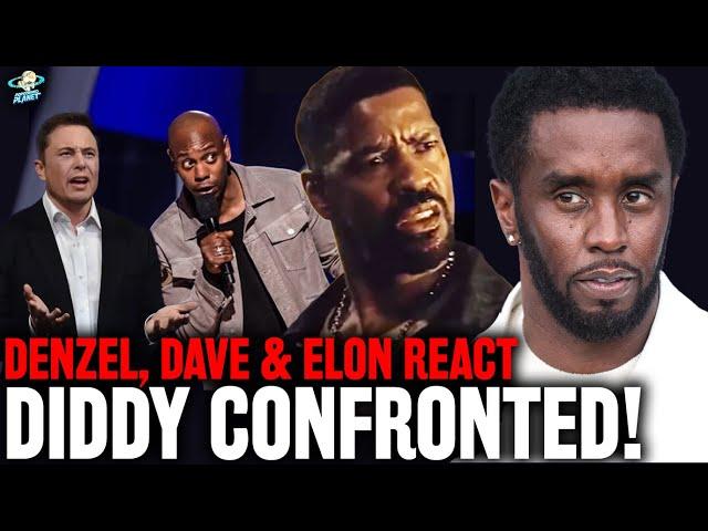 Denzel Washington CONFRONTS Diddy!? Elon Musk & Dave Chappelle React to Sean Combs Allegations!