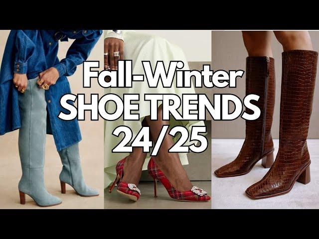 Top 10 Fall Winter SHOE Trends 24/25 !