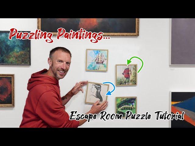 "Puzzling Paintings" Escape Room Puzzle Tutorial