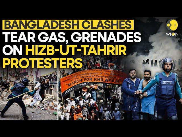 Bangladesh Clash: Tear Gas And Sound Grenades On Hizb-ut-Tahrir Protesters I WION Originals