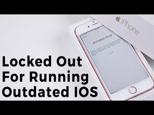 Older iPhones Bricked For Being Too Outdated - Locking Users From Their Data