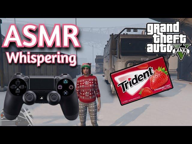 ASMR Gaming | GTA V ONLINE WHISPERING | Controller Sounds 