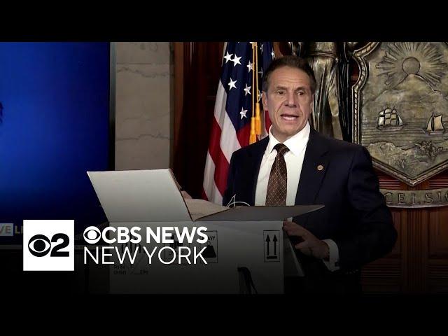 Former New York Gov. Andrew Cuomo back on Capitol Hill