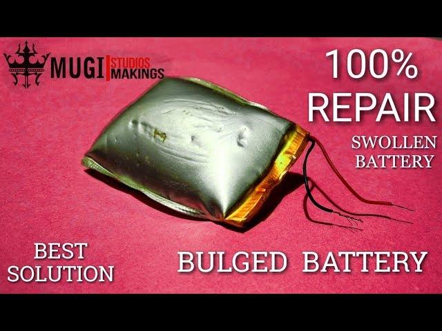 HOW TO REPAIR BULGED BATTERY| FIX SWOLLEN BATTERY 100% SOLUTION mobile phone battery DIY