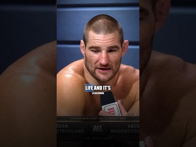 What fighting means to Sean Strickland