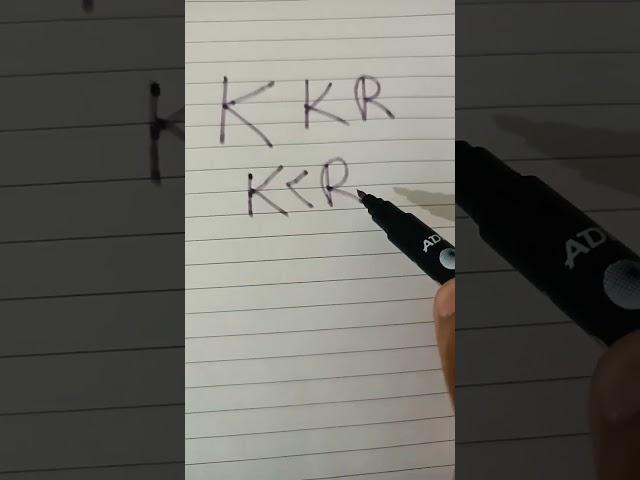 KKR Logo With letter #pranjal Gaming #shorts