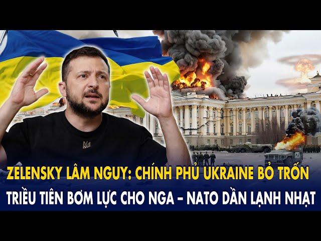 Zelensky lâm nguy: Chính phủ Ukraine bỏ trốn – Triều Tiên bơm lực cho Nga – NATO dần lạnh nhạt