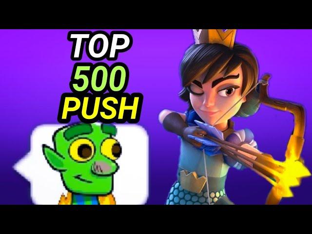 Top 500 Push With My Main Deck! Clash Royale