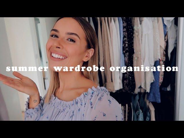 ORGANISING MY SUMMER WARDROBE READY FOR MOVING | Hello October