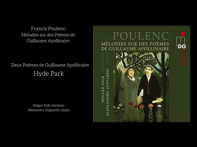 Francis Poulenc: Hyde Park - Holger Falk, Alessandro Zuppardo