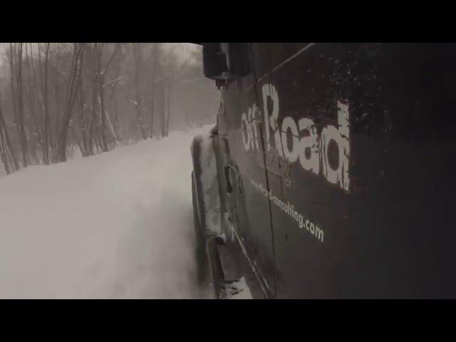 Off Road Consulting tire test in the snow with Bfgoodrich KO2's