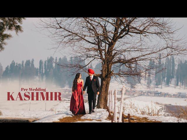 Kashmir Pre Wedding | Capturing Eternal Love: A Soulful Sikh Couple Journey in Gulmarg Srinagar