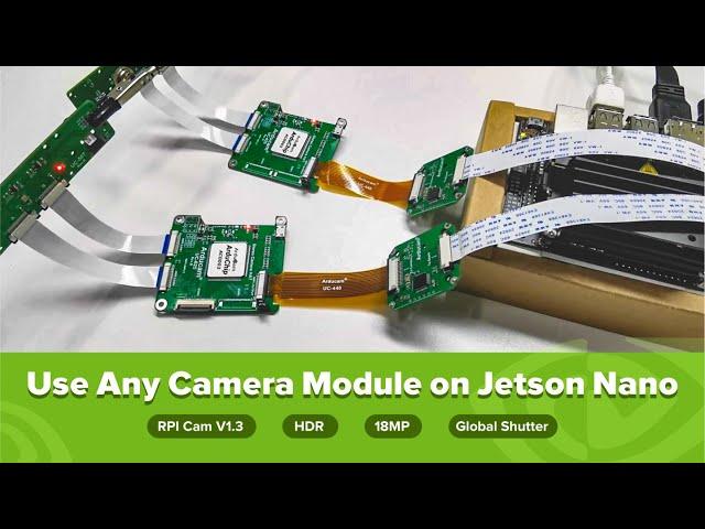 Global Shutter, 18MP Camera Modules and Pi Camera V1.3 for Jetson Nano