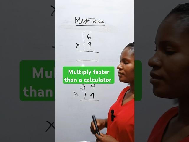 Multiplication trick, multiply faster than a calculator.#maths #mathshorts #vedicmaths #mathstricks